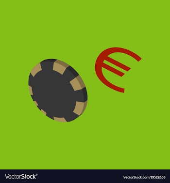 Poker chips flat plastic poker chips sign vector image