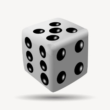Poker dice clipart, illustration vector. | Free Vector - rawpixel