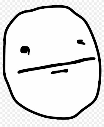 Poker Face Donkey Internet Meme Blank Expression - Poker Face Smile