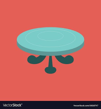 Poker table flat vector image