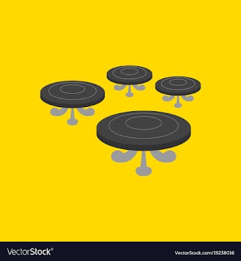 Poker table flat vector image