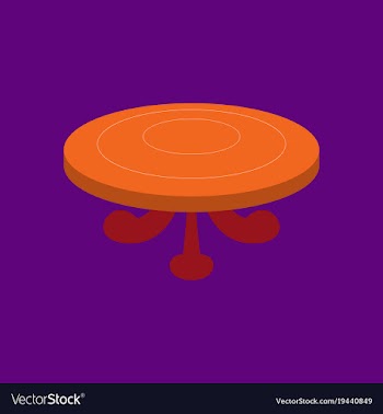 Poker table flat vector image