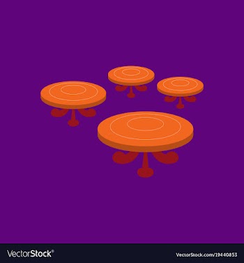 Poker table flat vector image