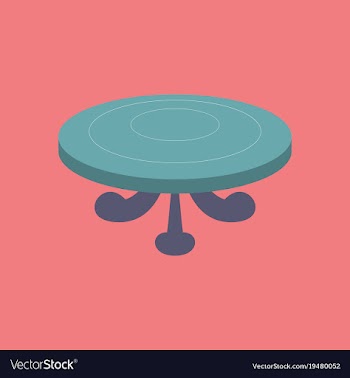 Poker table flat vector image