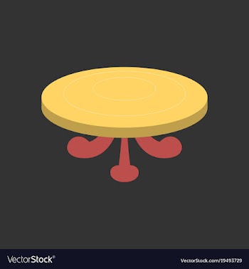 Poker table flat vector image