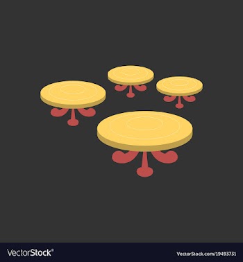 Poker table flat vector image