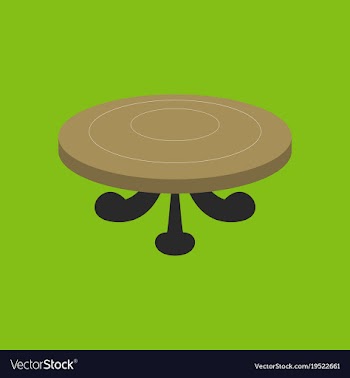Poker table flat vector image