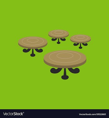 Poker table flat vector image