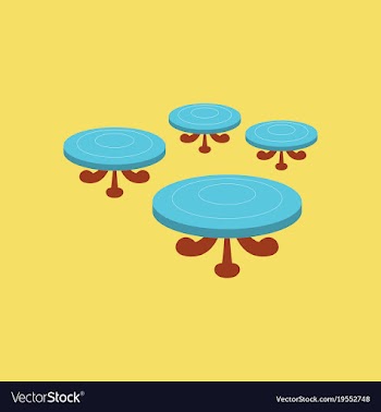 Poker table flat vector image