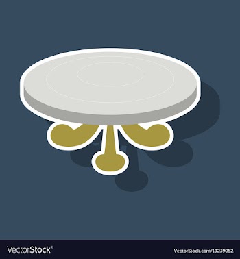Poker table sticker vector image