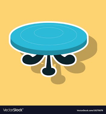 Poker table sticker vector image