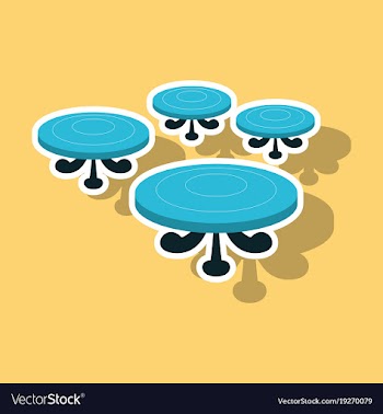 Poker table sticker vector image