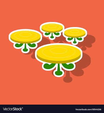 Poker table sticker vector image