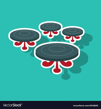 Poker table sticker vector image