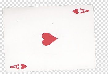 Pokerface, Ace of Heart playing card transparent background PNG clipart
