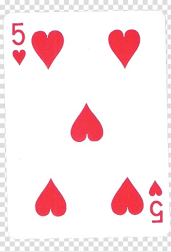 Pokerface,  heart playing card transparent background PNG clipart