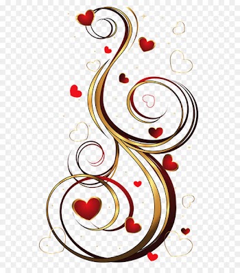 Pokémon Gold and Silver Pokémon HeartGold and SoulSilver Red Ring - Transparent Red and Gold Hearts Ornament PNG Picture 