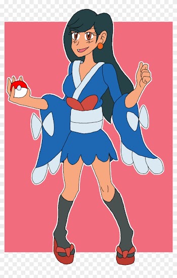 Pokémon X And Y Ash Ketchum Serena May Dawn - Pokemon Ash Furisode Girl