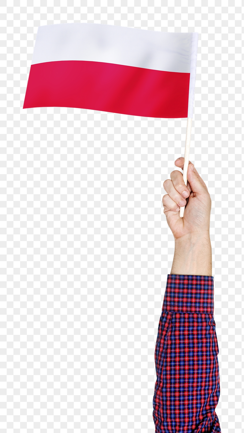 Poland's flag png in hand | Free PNG - rawpixel