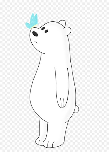 Polar Bear, Drawing, Bear, Line Art PNG