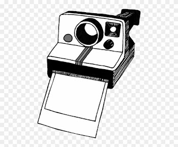 Polaroid Camera Clipart Black And White - Polaroid Clipart