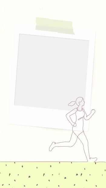 Polaroid frame iPhone wallpaper, line | Free Vector - rawpixel