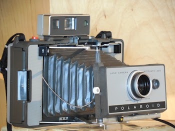 Polaroid Gray Folding Camera