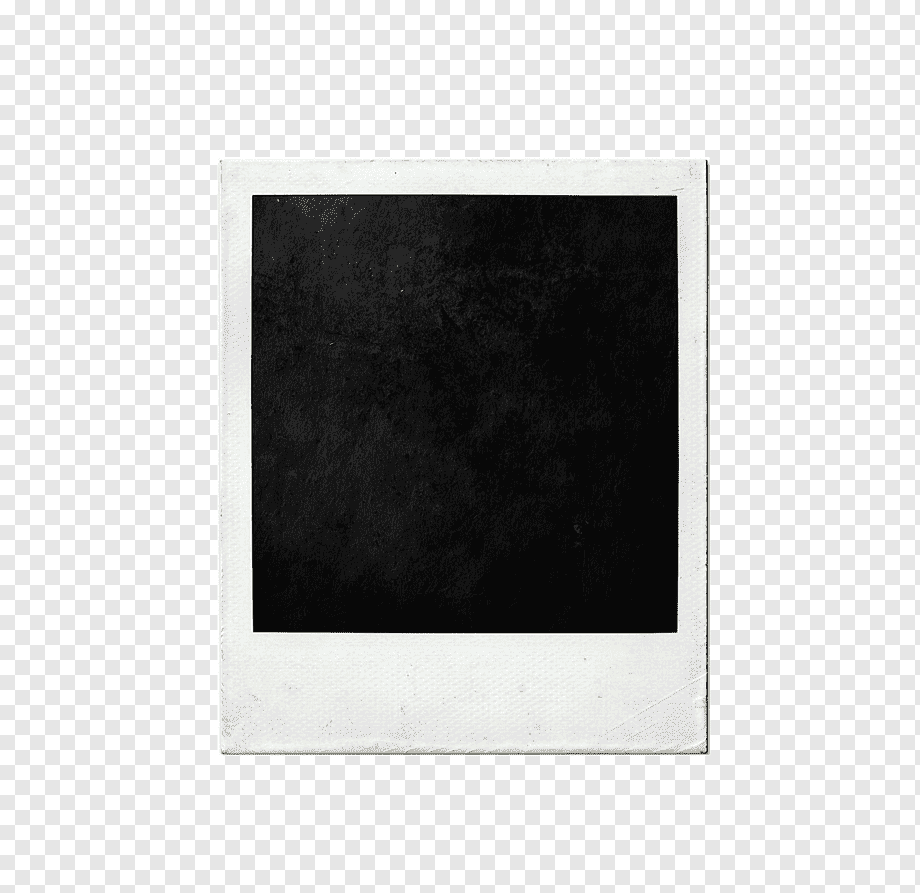 polaroid paper, glossy, black and white, polaroid png