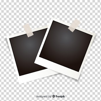 Polaroid photo frame Free Vector