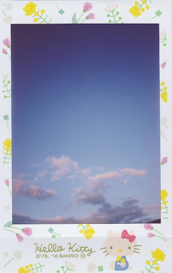 Polaroid Photo Of Sky