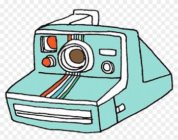#polaroid #vector #illustration #pictureart #sketch - Polaroid Camera Clipart Cute