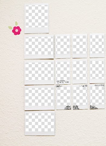 Polaroids Templates collagues, white frame transparent background PNG clipart