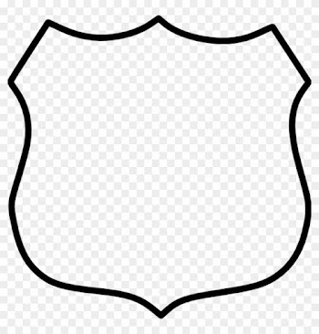 Police Badge Clipart Police Shield Clip Art At Clker - Police Badge Outline