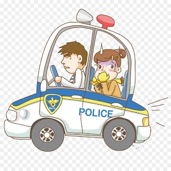Police car Police officer - Prisoners on police 