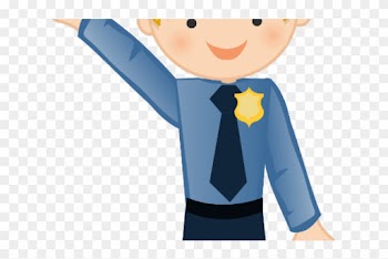 Police Clipart Graduation - Policia Dibujo