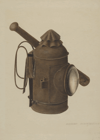 Police Lantern and Club (1938) | Free Photo - rawpixel