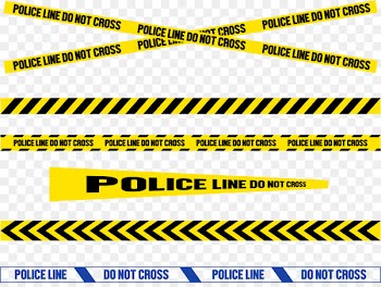 Police Line Euclidean vector Adobe Illustrator - Vector yellow police tape 