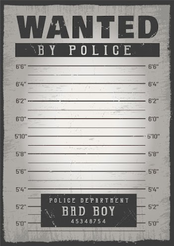 Police mugshot background Free Vector
