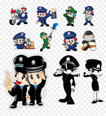 Police Officer Adobe Illustrator Cartoon Peoples Police - 卡通 警察