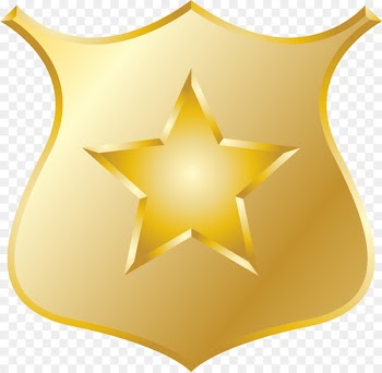 Police officer Badge Sheriff Clip art - Police Cliparts Transparent 