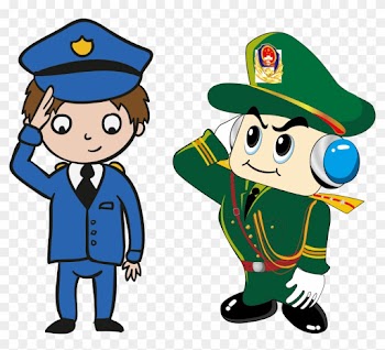 Police Officer Cartoon Peoples Police Of The Peoples - Police Officer