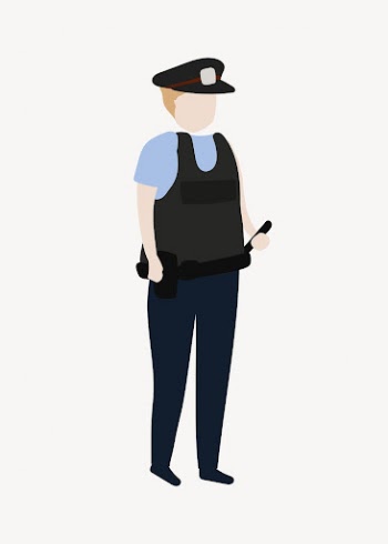 Police officer clipart, occupation, character | Free PSD Illustration - rawpixel