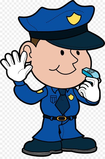 Police officer Free content Clip art - The traffic policeman in blue hat 