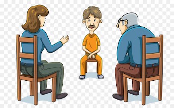 Police officer Interrogation Criminal investigation Clip art - Parents educate their children back material picture 