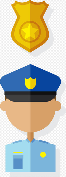 Police officer Police car - Vector police 