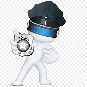 Police officer Royalty-free Badge - 3D villain Vector Business theme 