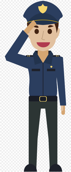 Police officer Salute Clip art - Police salute 