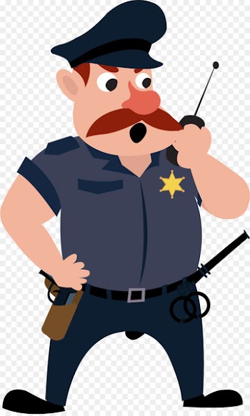 Police officer Sheriff Police car - Walkie talkie police 