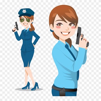 Police Officer Stock Photography Royalty-free - Draw A Police Girl
