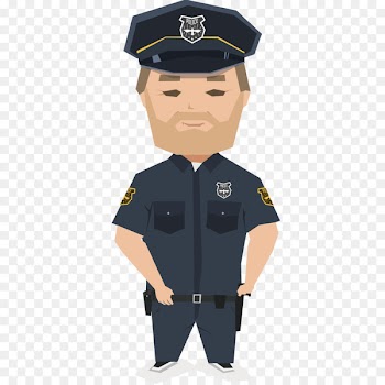 Police officer Uniform Security guard - Uniformed police officers 